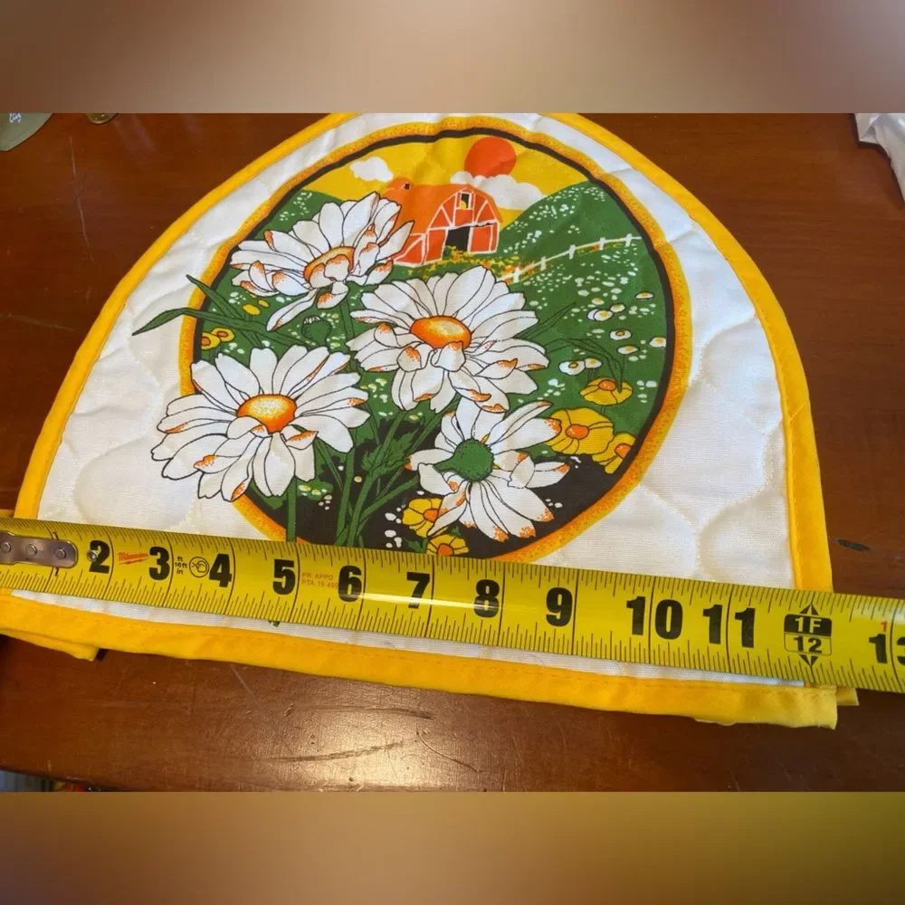 Vintage Cottage Boho Country Farm Kitchen Toaster Cover Bowl Cover